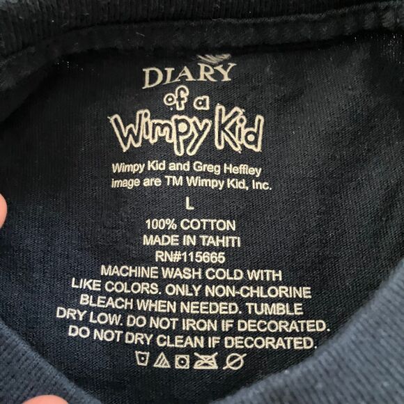 Diary of a Wimpy Kid I live for my afterschool naps long-sleeve tshirt, Boys L - Picture 5 of 8